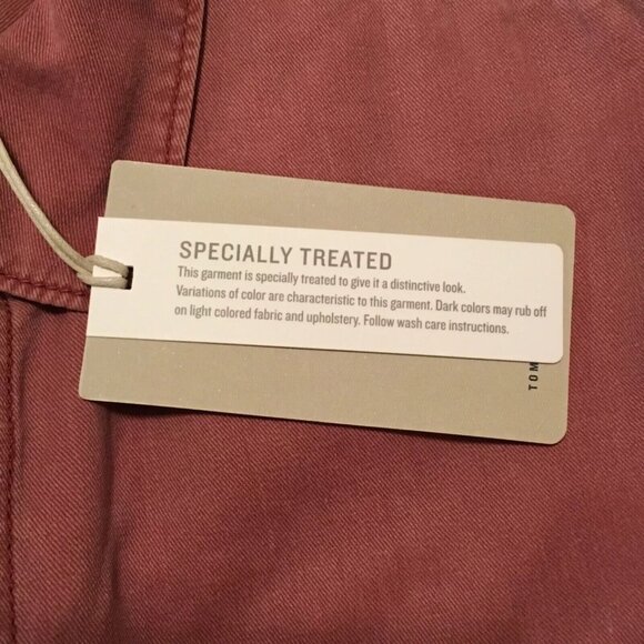 Tommy Bahama Men's Small Cherry Stone Tahitian Twill Shirt With Pocket - Picture 4 of 8